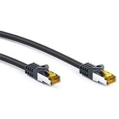 Goobay CAT 7 SFTP, PiMF 10m Patch Cable Black - High-Speed, Durable Connection for Ultimate Performance (4040849916441)